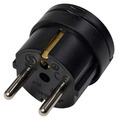 Stikprop vinkel schuko mini sort - Elworks